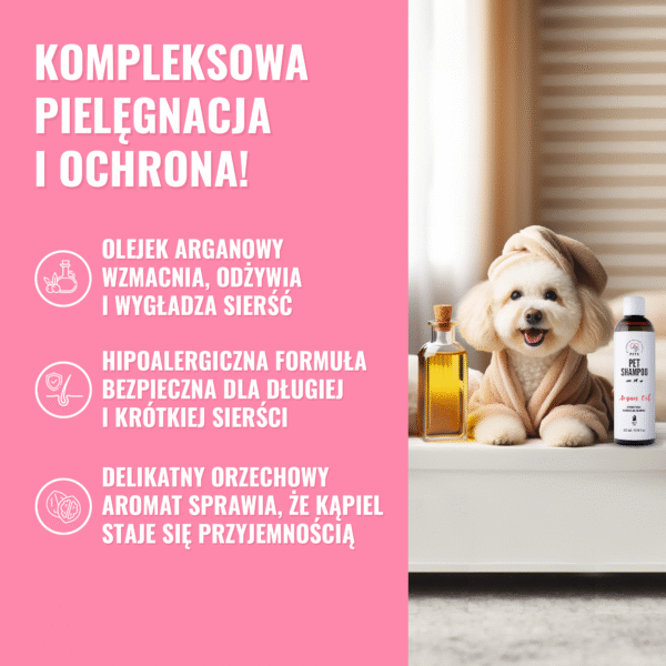 PET Shampoo Argan Oil / Szampon Arganowy
