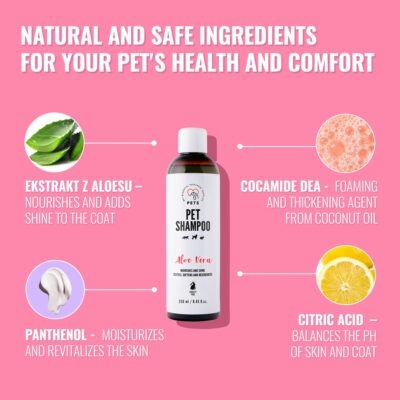 PET Shampoo Aloe Vera / Aloe Vera Shampoo