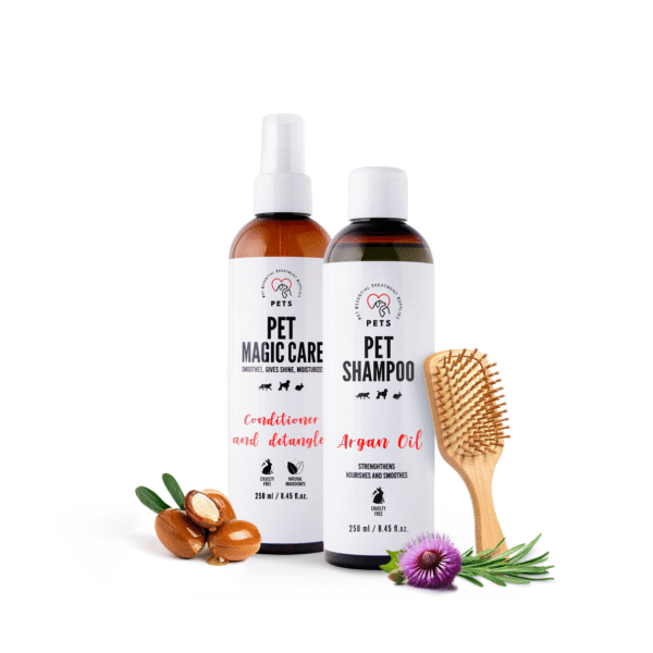 Zestaw “Lśniące Futerko” - Szampon + Odżywka dla Zwierząt