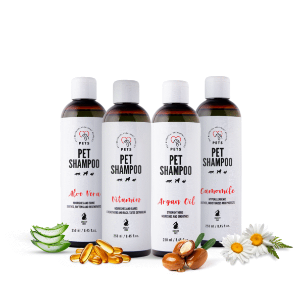 4 Specjalistyczne Szampony - Zestaw PETS