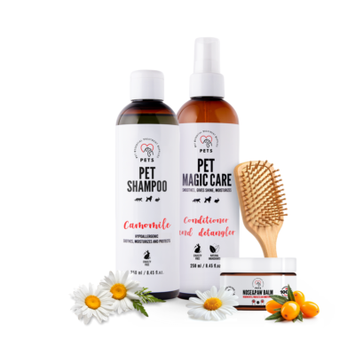 Zestaw “Szczeniaczek” – Szampon + Odżywka + Masełko dla Piesków